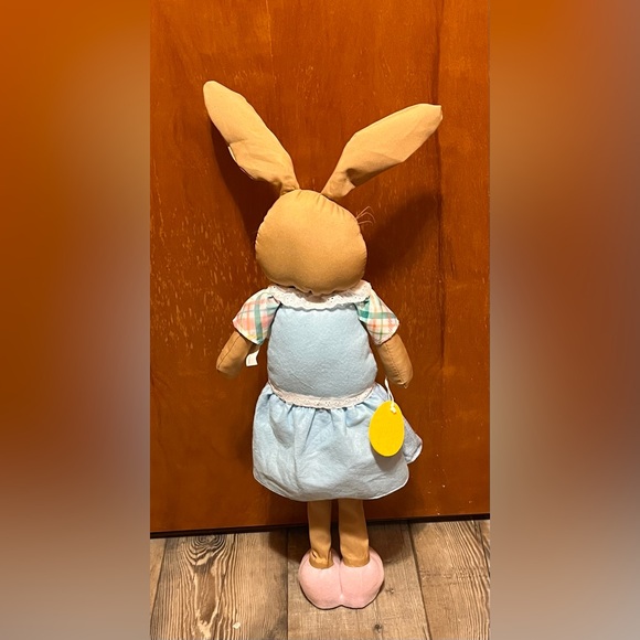 Plaid Dress Easter Bunny Decor - Picture 2 of 4